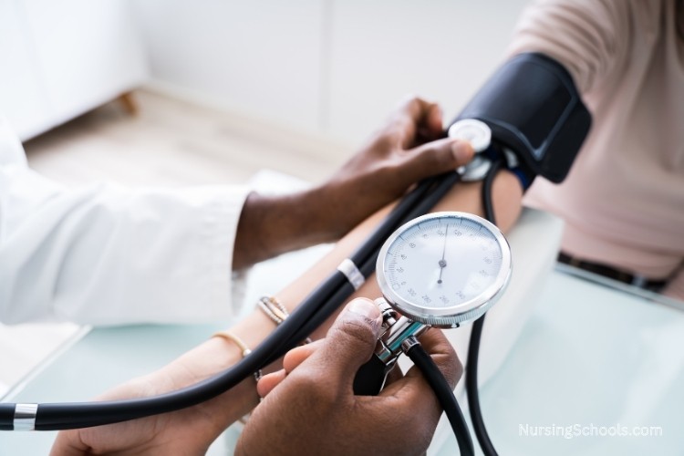Occupational Health Nurse supporting an employee with health challenges.