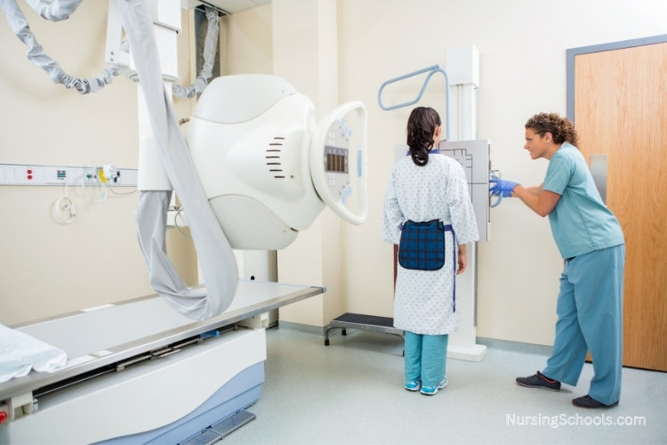 Radiology Nurses are not licensed to operate X-ray equipment in most states.